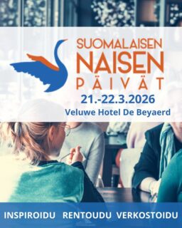 Tervetuloa mukaan Suomalaisen Naisen Päiville 2026! Tänä vuonna luvassa mm. Ladies Expo -messut, iltabileet Villi Pohjola -teemalla ja mahtavia työpajoja!😍

ARVONTA! Auta meitä saamaan tapahtuma ulkosuomalaisten naisten tietoon. Tykkäämällä ja jakamalla tämän (alkuperäisen) postauksen Instassa tai Facebookissa, osallistut mukaan 🇫🇮-herkkupaketin arvontaan. Jokainen jako on yksi arpa lisää. Osallistumisaikaa 28.2.2026 saakka.

#suomalaisennaisenpäivät #snp2026 #snpaivat