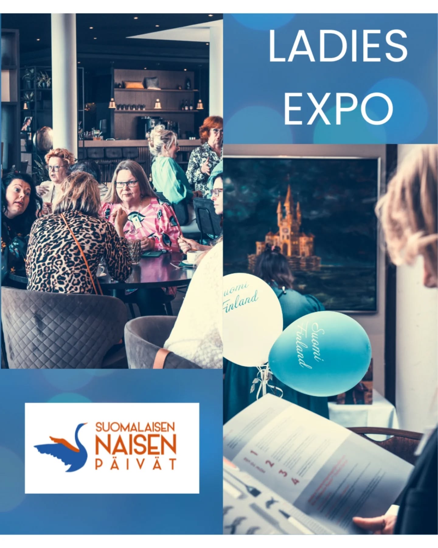 ✨Tänä vuonna Suomalaisen Naisen Päivillä järjestetään ensimmäistä kertaa Ladies Expo -messut, jossa toimintaansa esittelevät mm.

Voices for Women -säätiö
@stichtingvoicesforwomen

Hyväntekeväisyyssäätiö Warm Hearts Sauna
@warmheartssauna

Amsterdamin Suomi-koulu
@suomikouluamsterdam

Rotterdamin merimieskirkko
@rotterdaminmerimieskirkko

Kielikoulu Taaltutor -  Sandra Wormgoor

nyWay Coaching - Elina Hyvärinen
@elina.newaycoaching

Lakimies - Ismo Vaittinen

Ruutkukka - Elina Kauranen
@ruutkukka

- Suomalaisen Naisen Päivät -säätiö
@naisenpaivat

Tule mukaan Päiville kuulemaan lisää näistä toimijoista ja tapaamaan muita ihania suomalaisia naisia❤️ Ilmoittautumaan pääset nettisivujen kautta. Linkki löytyy biosta👉

#snpaivat #snp2026 #suomalaisennaisenpäivät